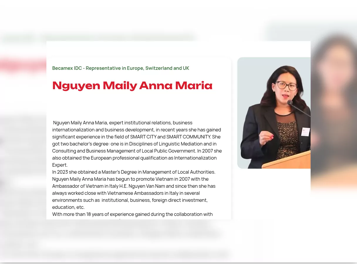 Rassegna stampa – SVEF Hanoi 2026: La Presidente Maily Anna Maria Nguyen tra i relatori dello Swiss-Vietnamese Economic Forum di Hanoi 2026
